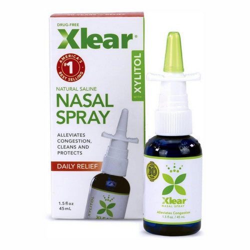 Natural Saline Nasal Spray 1.5 Oz by Xlear Inc