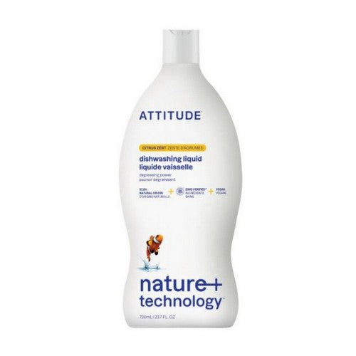 Dishwashing Liquid Citrus Zest 23.7 Oz by Attitude