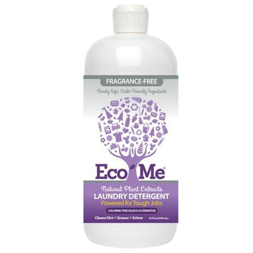 Laundry Detergent Fragrance Free 32 Oz by Eco-Me
