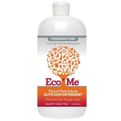 Auto Dishwasher Detergent Fragrance Free 32 Oz by Eco-Me