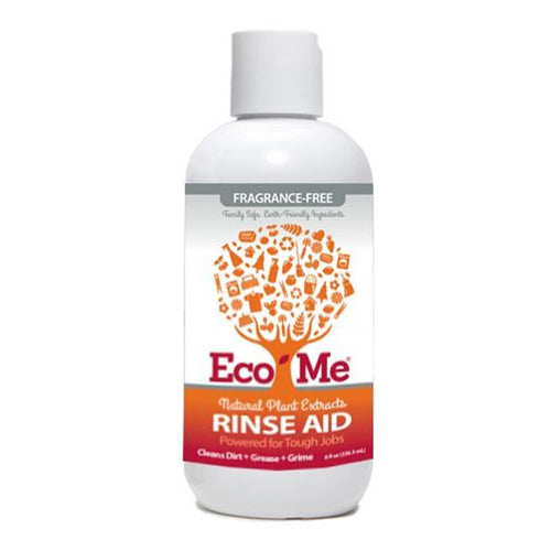 Auto Dish Rinse Aid Fragrance Free 8 Oz by Eco-Me