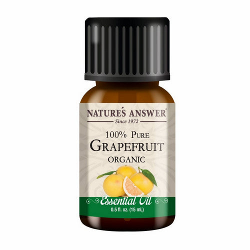 Pure Organic Essential Oil Grapefruit 0.5 Oz by Nature's Answer