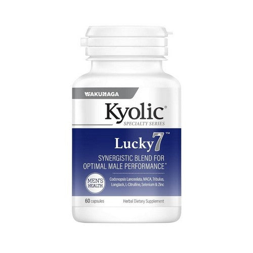 Lucky 7 Men's Performance Formula 60 Caps by Kyolic