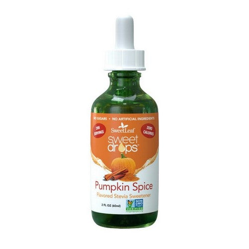 Sweet Drops Pumpkin Spice Liquid 2 Oz by Wisdom Natural