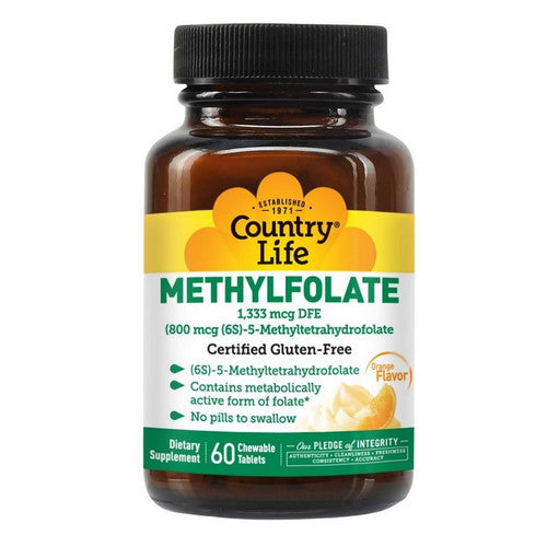 Methylfolate 60 Lozenges by Country Life