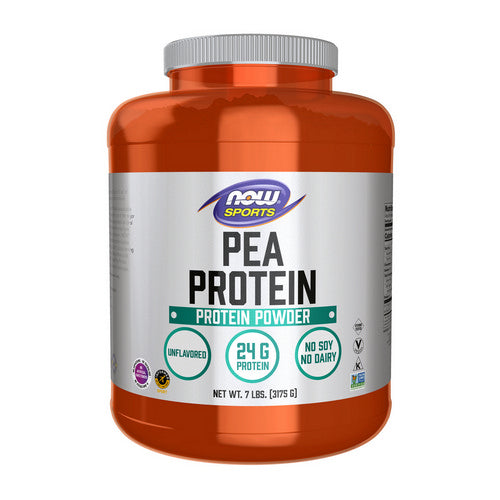 Pea Protein Unflavored Powder 7 Lbs by Now Foods