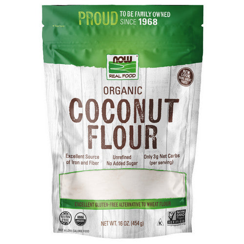 Organic Coconut Flour 16 oz by Now Foods