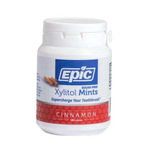 Xylitol Mints Sugar Free Fresh Fruit Cinnamon 180 Pc by Epic Dental