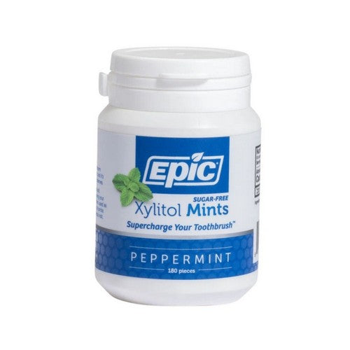 Xylitol Mints Sugar-Free Cinnamon 180 Count by Epic Dental