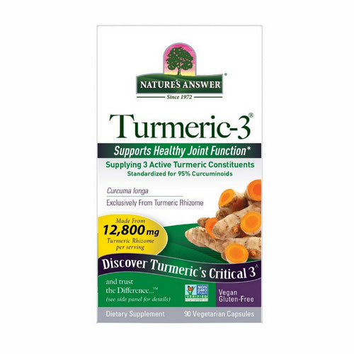 Turmeric 3 90 Veg Caps by Nature's Answer