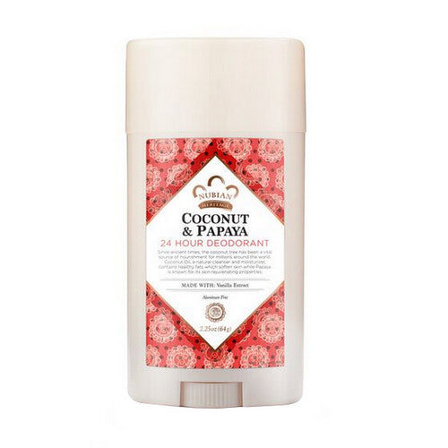 Coconut & Papaya Deodorant 2.25 Oz by Nubian Heritage