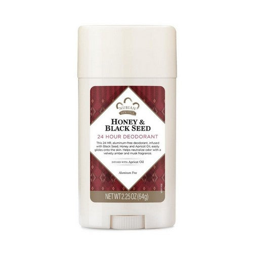 24 Hour Natural Deodorant Honey And Black Seed 2.25 Oz by Nubian Heritage