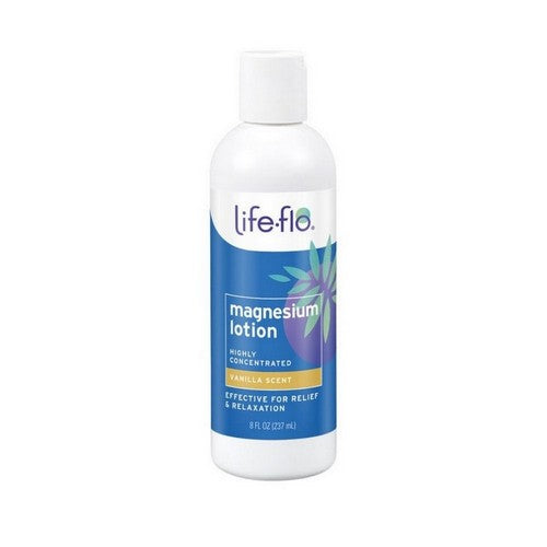 Magnesium Lotion Vanilla 8 Oz by Life-Flo