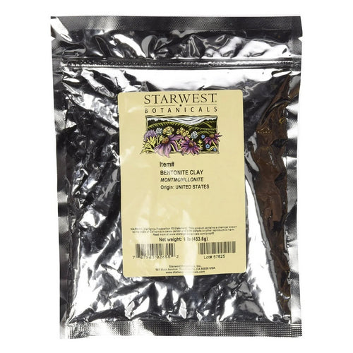 Bentonite Clay 1 lb by Starwest Botanicals