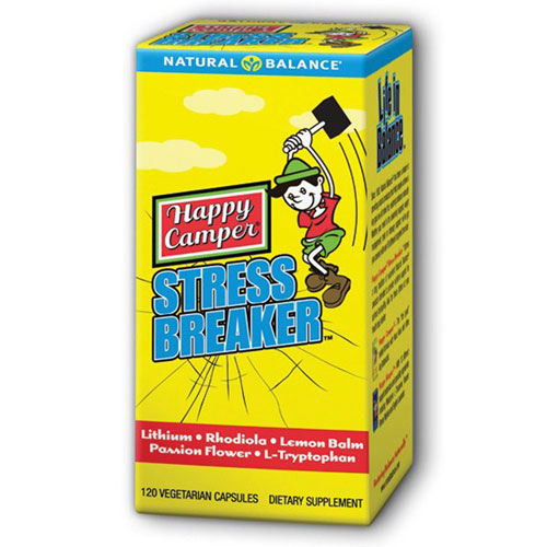 Happy Camper Stress Breaker 120 Veg Caps by Natural Balance (Formerly known as Trimedica)