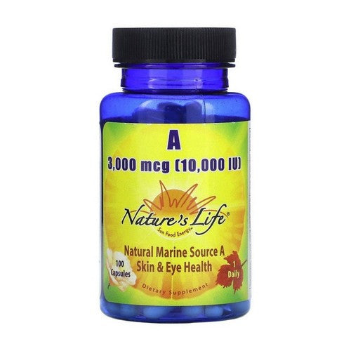 Vitamin A 100 Caps by Nature's Life