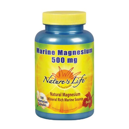 Marine Magnesium 100 Veg Caps by Nature's Life