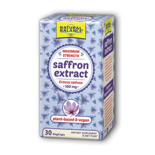 Saffron Extract 30 Tabs by Natural Balance (Formerly known as Trimedica)