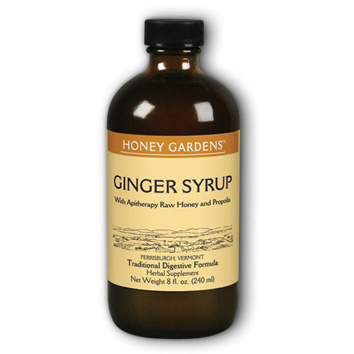 Ginger Honey Syrup 8 Oz by Honey Gardens