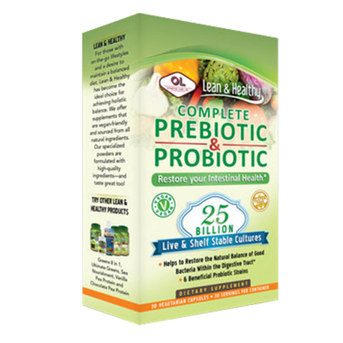 Complete Prebiotic & Probiotic 30 Veg Caps by Olympian Labs