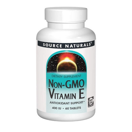 Vitamin E  Non-GMO 60 Tabs by Source Naturals