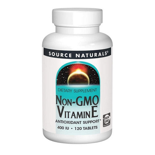 Vitamin E  Non-GMO 120 Tabs by Source Naturals