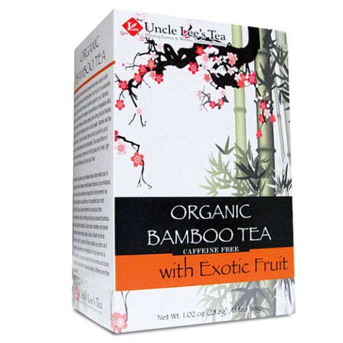 Organic Bamboo Tea Exotic Fruit 18 Bags by Uncle Lees Teas