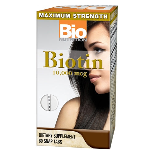 Biotin 60 Tabs by Bio Nutrition Inc