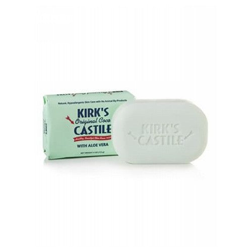 Castile Bar Soap Aloe Vera 4 oz by Kirk's Natural Products