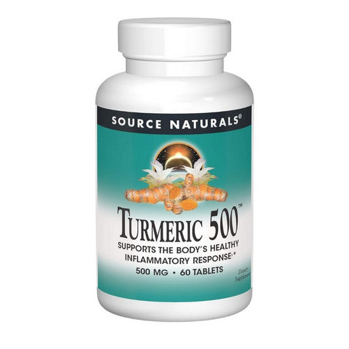 Turmeric 500 60 Tabs by Source Naturals
