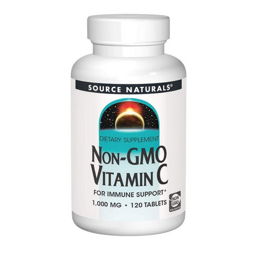 Vitamin C  Non-GMO 120 Tabs by Source Naturals