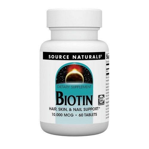 Biotin 60 Tabs by Source Naturals
