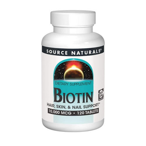 Biotin 120 Tabs by Source Naturals