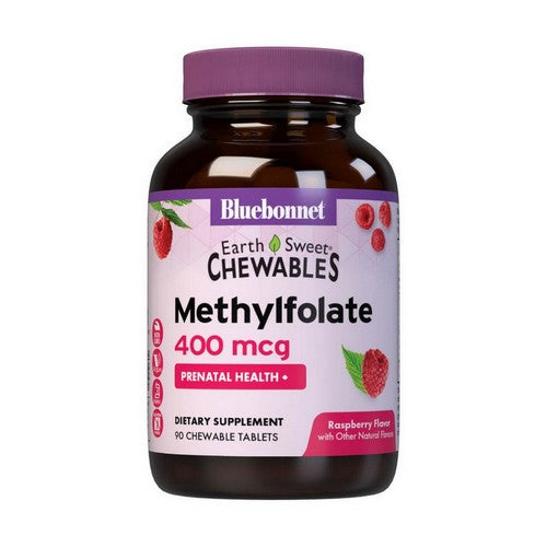EarthSweet Chewables Cellular Active Methylfolate 90 Chewable Tabs by Bluebonnet Nutrition