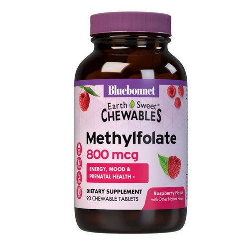 EarthSweet Chewables Cellular Active Methylfolate 90 Chewable Tabs by Bluebonnet Nutrition