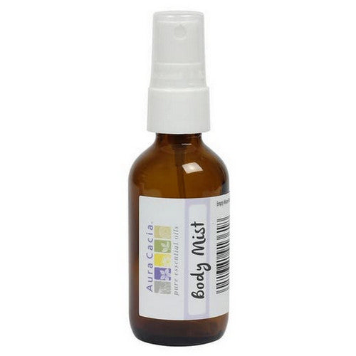 Empty Amber Mister Bottle with Writeable Label 2 oz by Aura Cacia