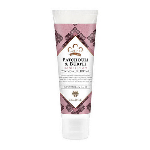 Hand Cream Patchouli & Buriti 4 oz by Nubian Heritage