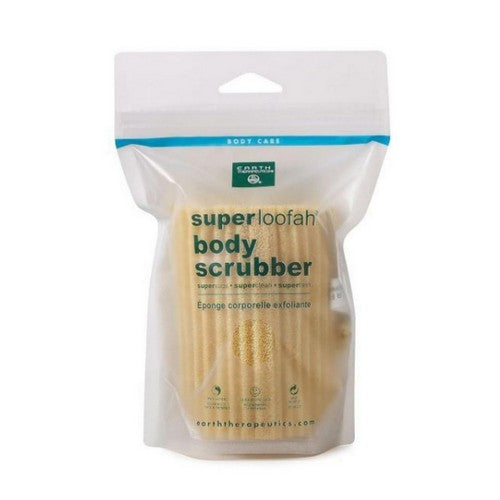 Super Loofah Body Scrubber Green 1 Count by Earth Therapeutics