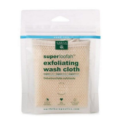 Super Loofah Exfoliating Cloth 1 Count by Earth Therapeutics