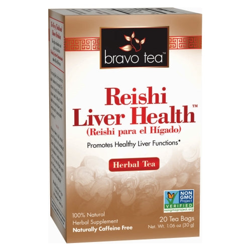 Reishi Liver Health Tea 20 Bags by Bravo Tea & Herbs