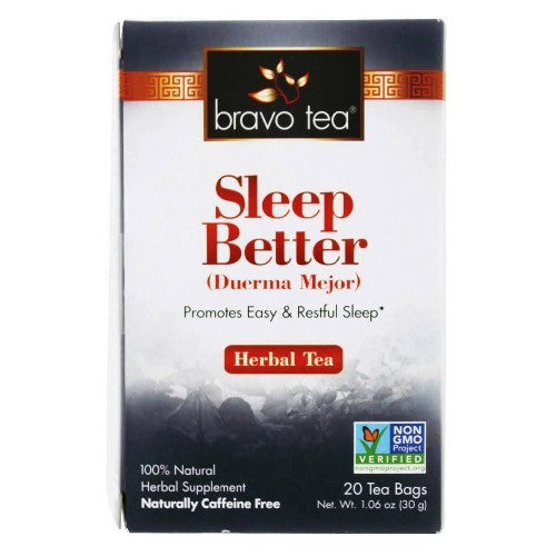 Sleep Better Tea 20 Bags by Bravo Tea & Herbs