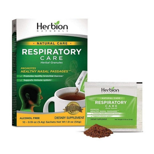 Respiratory Care Lemon Flavor 10 X 0.19 Oz by Herbion Naturals