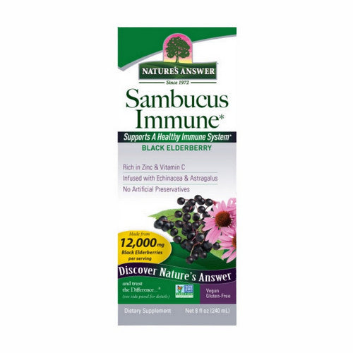 Sambucus Immune Black Elderberry 8 Oz by Nature's Answer