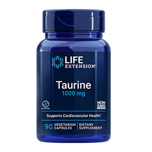 Taurine 90 Vcaps by Life Extension