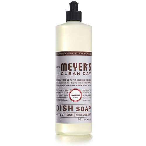 Liquid Dish Soap Lavender Case of 6 X 16 Oz by Mrs. Meyer's