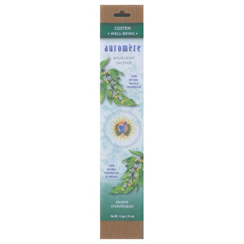 Ayurvedic Incense Costen 1 Count by Auromere