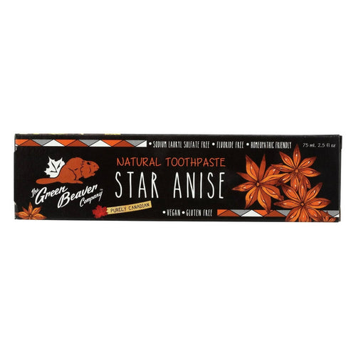 Natural Toothpaste Star Anise Star Anise 2.5 fl oz by Green Beaver