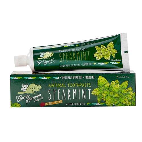 Natural Toothpaste Spearmint 2.5 fl oz by Green Beaver