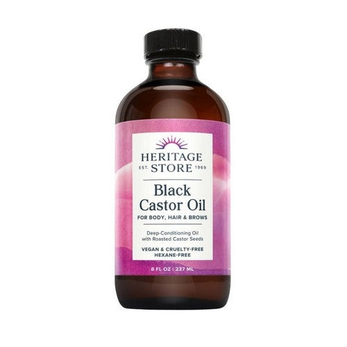 Black Castor Oil 8 Oz by Heritage Store