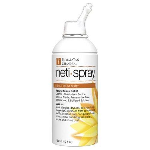 Neti Spray Sterile Saline Spray 4.2 oz by Himalayan Institute